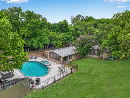 Rock House on Cypress Creek in Wimberley, USA