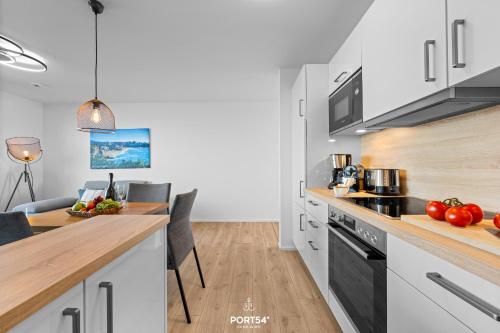 Kitchen, Ferienwohnung Biarritz, App 33 Olpenitz in Olpenitz