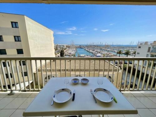 Appartement PORT vue mer-CANET PLAGE CR100-028