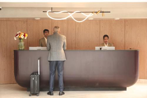 Lobby, Hotel Palacio, Paltan Bazar in Guwahati