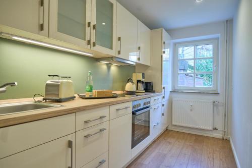 кухня, Zeitapartments Am Fischmarkt in Stade