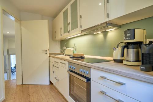 кухня, Zeitapartments Am Fischmarkt in Stade
