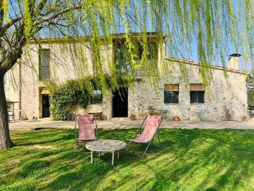 Masia Can Pares with pool & stunning surroundings in Szentgyörgy