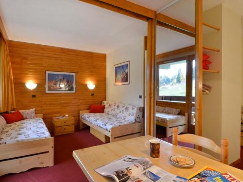 Studio divisible lumineux ski aux pieds avec balcon pour 4 pers.