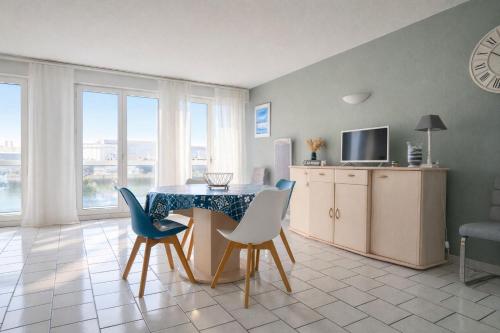 appartement vue port de peche 5 personnes