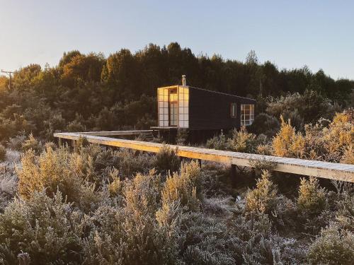 . Pichi II Calbuco - Tiny house cabin facing the lagoon