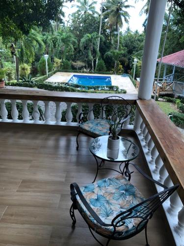 Peldbaseins, Tropical Landhouse in Sanchez