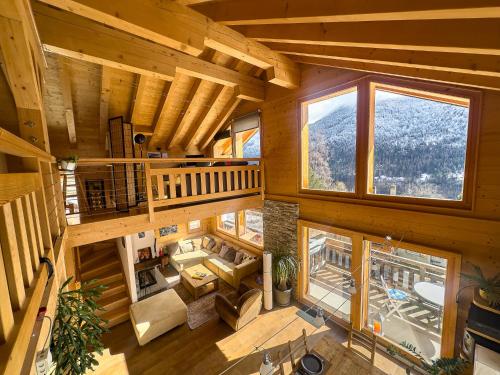 Chalet Boder - Vue MontBlanc - Cheminée