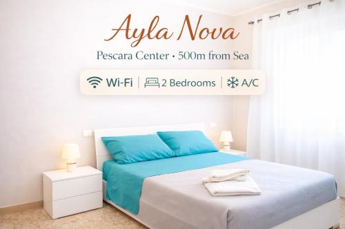Ayla Nova Pescara Center - 500m Mare - Wi-fi e AC