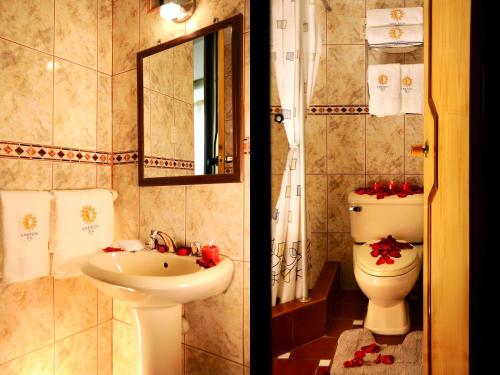 Fürdőszoba, Hostal Ameron in Juliaca