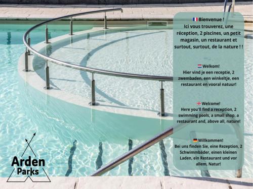 Peldbaseins, Glamping Stay in the Ardennes in Signy-l'Abbaye