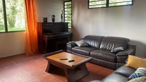 Maison chaleureuse en pleine nature- Vue sur la montagne Pelee in Le Morne Rouge