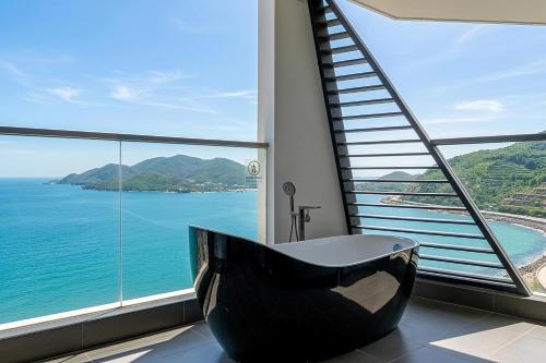 Chambre double, vue sur l’océan, balcon
