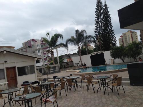 Eten en drinken, Hotel Almond Beach in Atacames