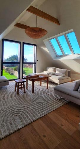 Villa Cote Sauvage, au calme, piscine et vue mer in Quiberon