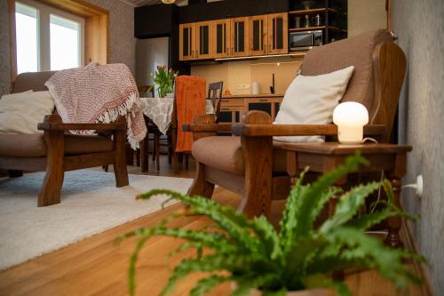 Konyha, Authentic Estonian Wood Interior Apartment, Sunset Balcony Views, Lahemaa in Kolga