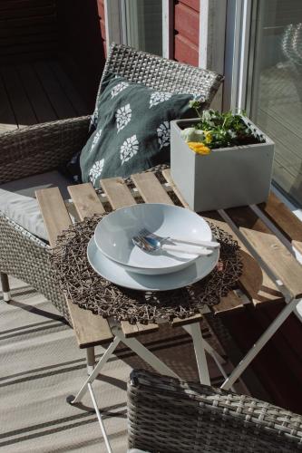 Erkély/terasz, Quiet Nature Studio in Lahemaa, Garden, Terrace and pet friendly in Kolga