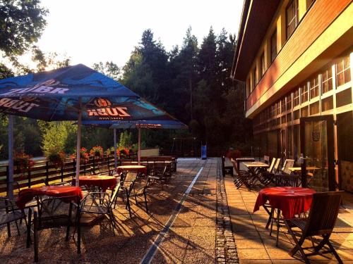 Erkély/terasz, Hotel Annahof in Lesni Hluboke