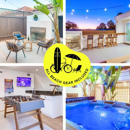 Walk to Beach • Hot Tub • Game Room • Rooftop