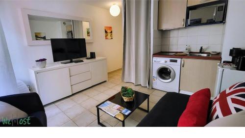 Cosy Studio for Couples - Ideal 2p-Quiet Escape-AC in Mont Boron
