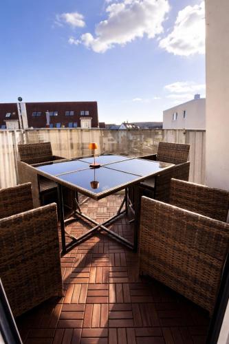 景觀, Apartment für 6 Gäste mit Balkon und Parkplatz (Apartment fur 6 Gaste mit Balkon und Parkplatz) in 菲爾德爾斯塔特