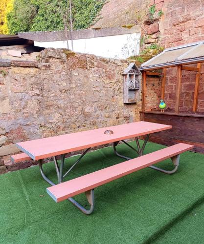 شرفة/ تراس, Ferienwohnung am Kloster in Hornbach