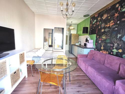 Studio Corail - Clim - WIFI - Parking - Piscine - Front de mer - Proche commerces et centre ville