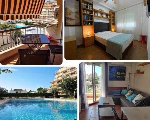 Apto 1 Hab, Terraza & Piscina, 2 min Playa, Valencia