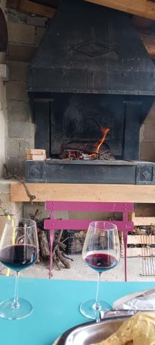 LOU CABANOT CHALET DE JARDIN CALME ET CONFORTABLE in Salsigne