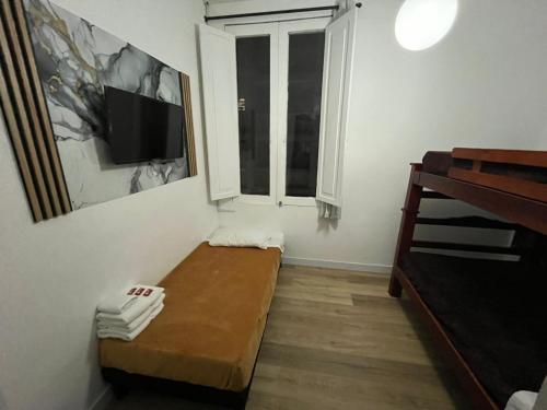 1 double bed