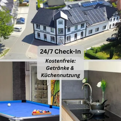 Hotel Rühen, 24 Stunden Check in, Küche, kostenfreie Parkplätze in Rühen, Deutschland
