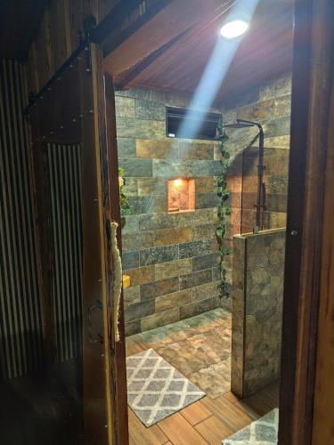 淋浴間, The Sunset Bungalow Quebrada Gde in 蒂拉蘭