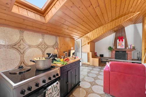 廚房, La Mansarda Sul Lago - Happy Rentals in 內比烏諾