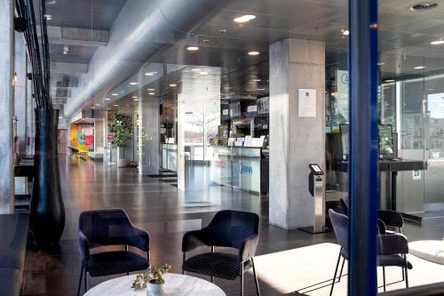 Lobby, Cabinn Metro in Copenhagen