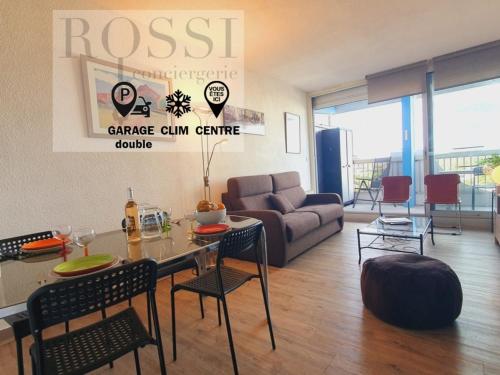 Le Panoramique cœur de ville proche Plages Grand Garage CLIM - ROSSIconciergerie - Linge inclus