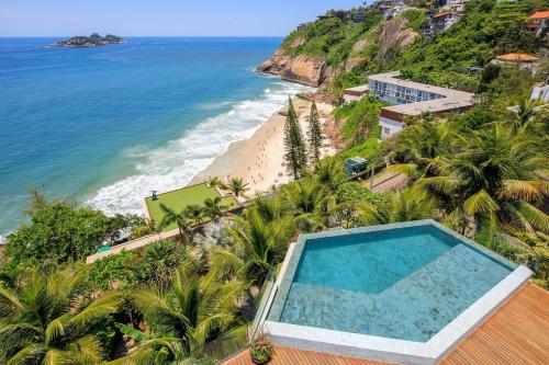 Beach, Rio017 - Beautiful villa with an ocean view in Joa in Joatinga