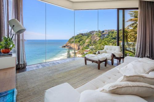 Beach, Rio017 - Beautiful villa with an ocean view in Joa in Joatinga