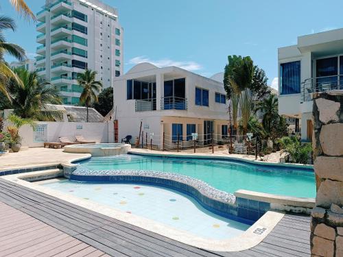 Exterior view, Hotel Portoalegre in Covenas