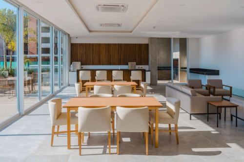 Stylish studio with gym, padel court and pool in Mariano Roque Alonso