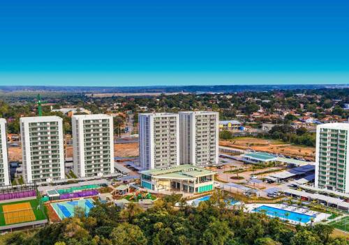 Stylish studio with gym, padel court and pool in Mariano Roque Alonso