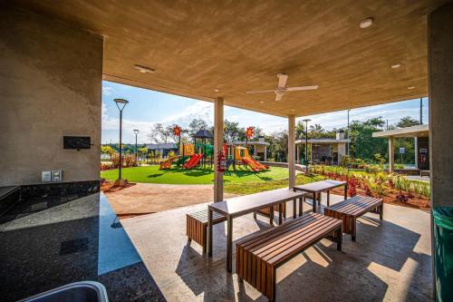 Stylish studio with gym, padel court and pool in Mariano Roque Alonso