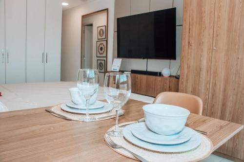 Stylish studio with gym, padel court and pool in Mariano Roque Alonso