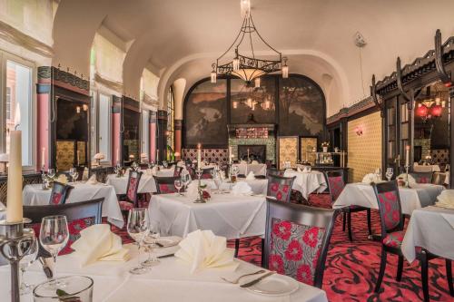 ห้องอาหาร, Romantik Jugendstilhotel Bellevue in ทรเบน-ทราร์บัค