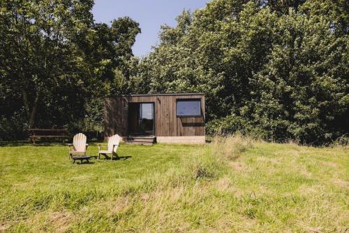 Richecourt - Parcel Tiny House - Tiny House 1 vue prairie en Picardie MAE-2213 in 克雷西塞爾河畔