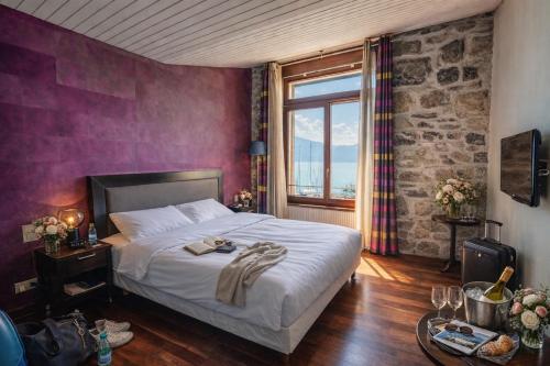Rivage Hotel Restaurant Lutry Room Type - Superior room with view of the Alps and Leman