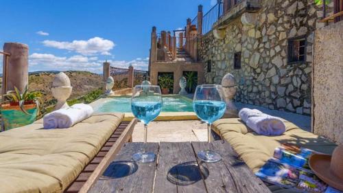 Peldbaseins, Ermita de las Eras Algarinejo by Ruralidays in Algarinejo