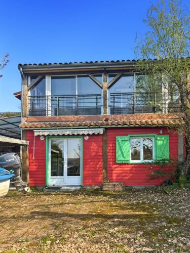 Viesnīcas āriene, Chalet pêcheur au bord du lac, Accès lac, 2ch (Chalet pecheur au bord du lac, Acces lac, 2ch) in Laroquebrou