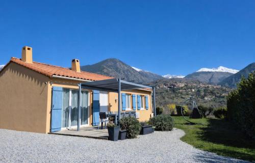 Villa les oliviers, vue montagnes avec jardin - Mercantour