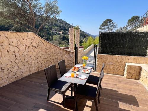 Balcony/terrace, Domaine Baccia Donna - Jacuzzi chauffe, Climatisation, Parking prive - Nice Monaco in La Trinite