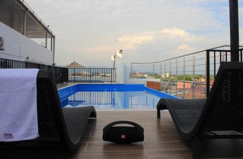 Swimming pool, Hotel Asturias in Girardot